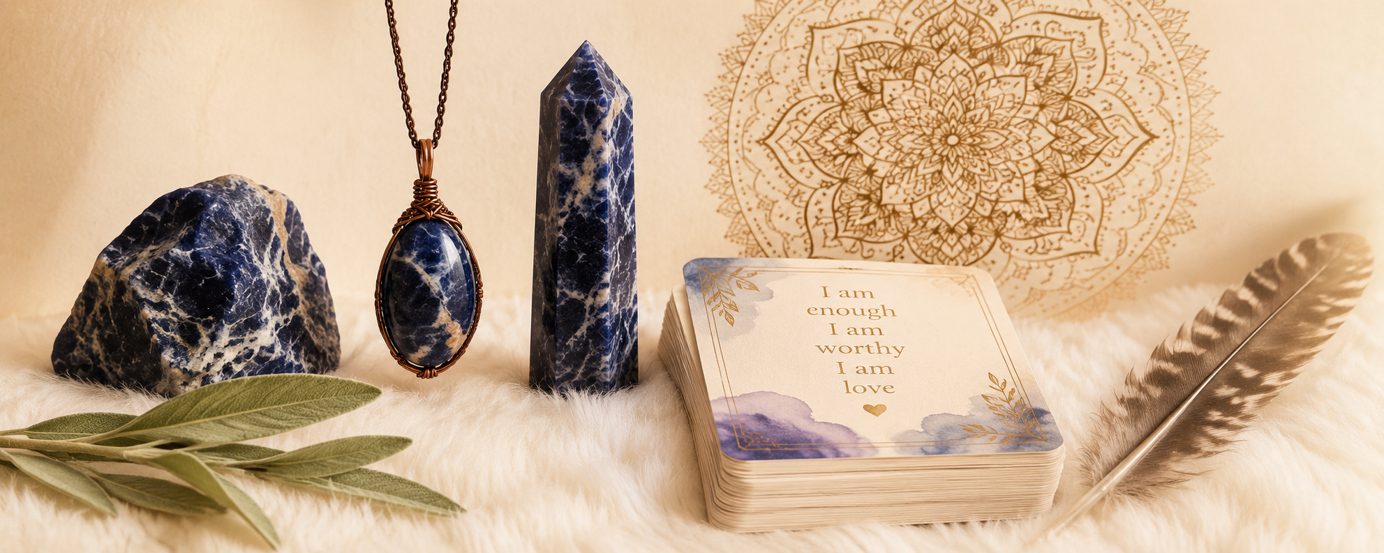 Gentle Healing Properties of Blue Sodalite Crystal for Sensitive Souls