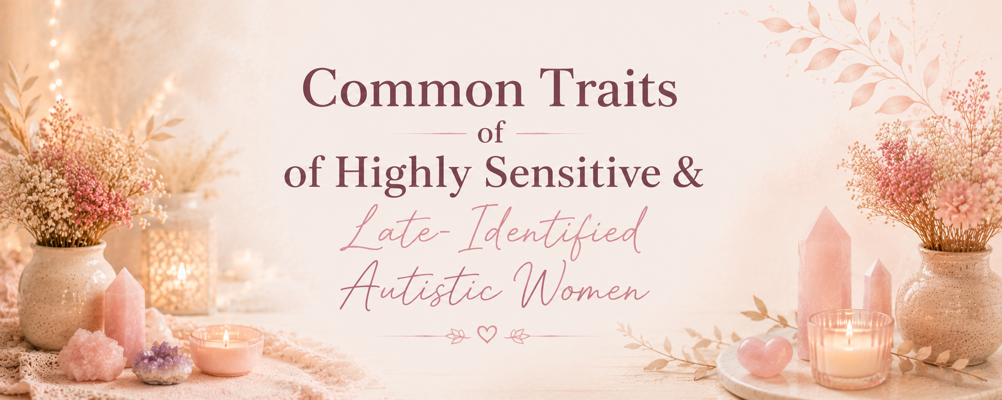 Common Traits of Highly Sensitive & Late-Identified Autistic Women